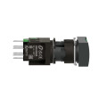 boutonpoussoir lumineux vert diam 16 à impulsion affleurant 24 V 1F