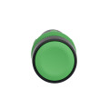 Harmony bouton-poussoir affleurant - Ø22 - vert - à accrochage- 1F