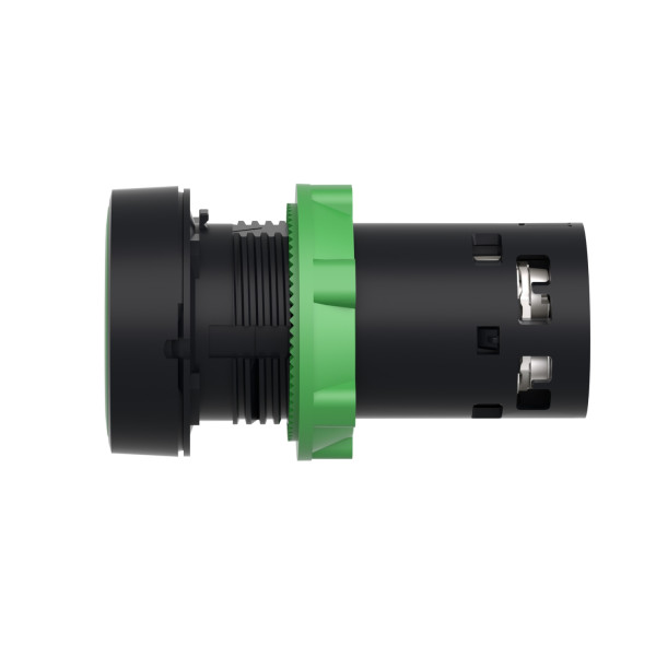 Harmony bouton-poussoir affleurant - Ø22 - vert - à accrochage- 1F