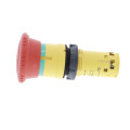 Harmony arrêt d'urgence - rouge Ø40mm - Ø22 - tourner pour déverouiller - 1O+1F