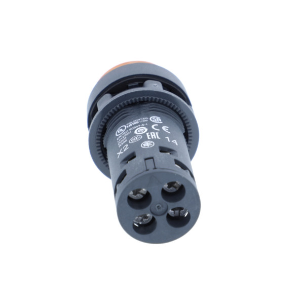 Harmony bouton poussoir lumineux - Ø22 - LED orange - à impulsion - 1F - 24v