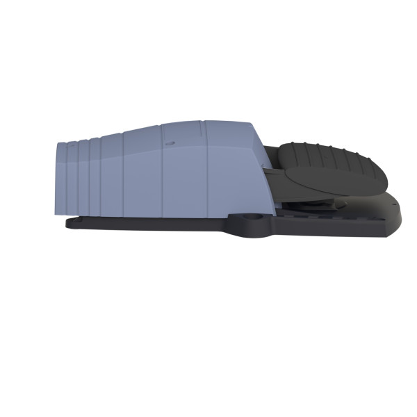 interrupteur à pied simple XPEB sans capot plastique bleu 1O plus 1F