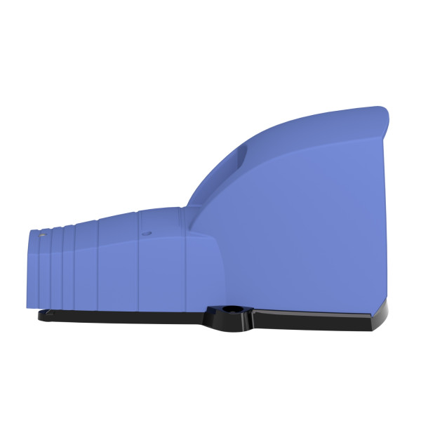 interrupteur à pied simple XPEB avec capot plastique bleu 1O plus 1F