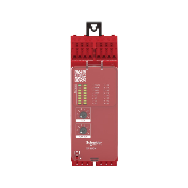 Preventa xpsu - module sécurité multifonctions - cat4 - 3f 1o - 24v - ressort