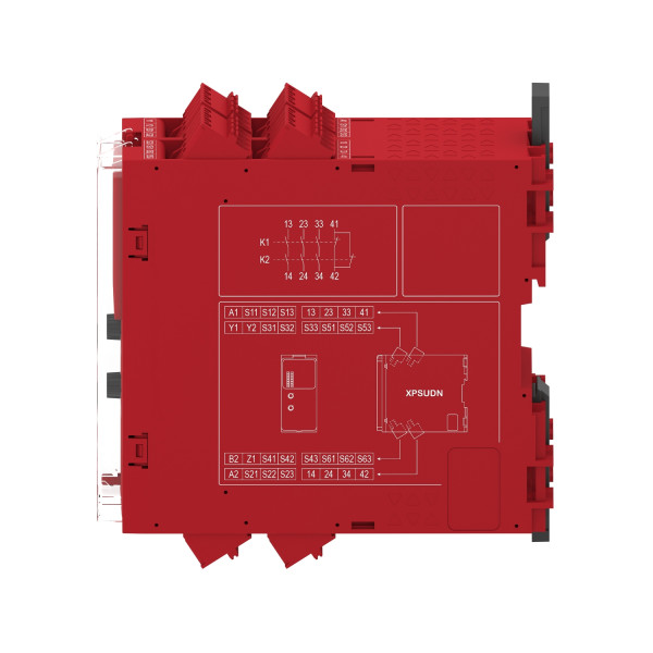 Preventa xpsu - module sécurité multifonctions - cat4 - 3f 1o - 24v - ressort