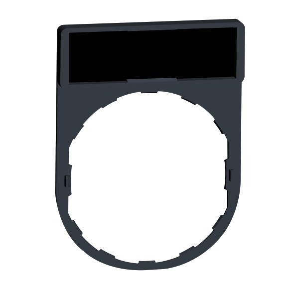 Harmony porte étiquette 30 x 40 mm standard - Ø22 - avec étiquette à graver
