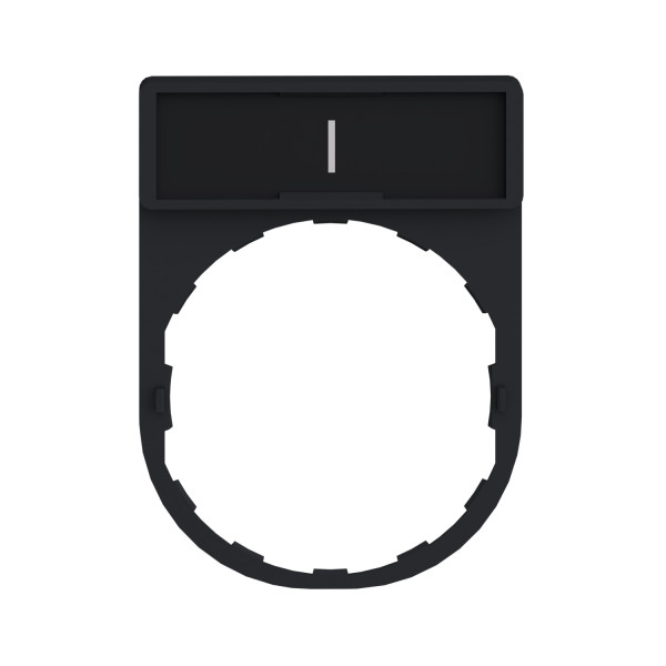 Harmony porte étiquette 30 x 40 mm standard - Ø22 - avec étiquette I