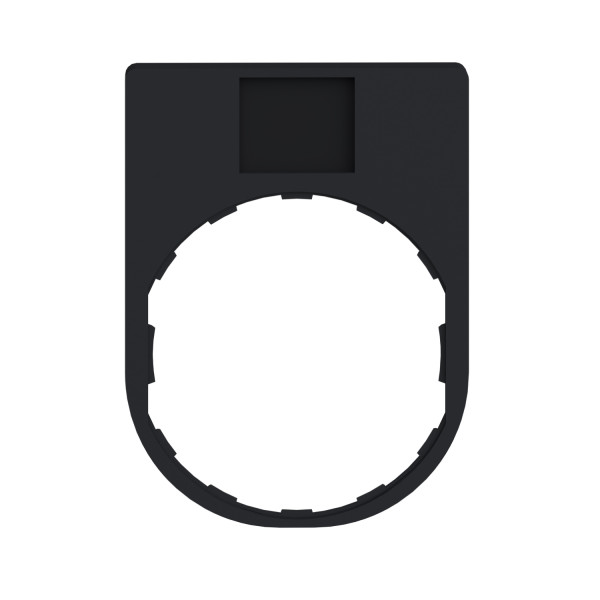 Harmony porte étiquette 30 x 40 mm standard - Ø22 - avec étiquette I