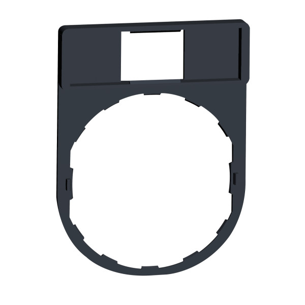 Porte-Etiquette Sans Etiquette Harmony Schneider Electric Gris Foncé - 30 x 40 mm