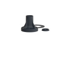 accessoire XVB socle de fixation pour tube plastique moulé noir