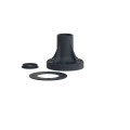 accessoire XVB socle de fixation pour tube plastique moulé noir