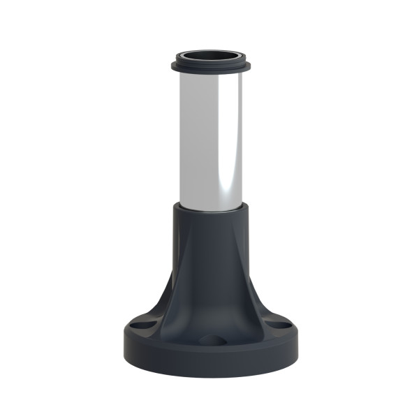 TUBE ALU 100MM PIED PLAST ET JOINT
