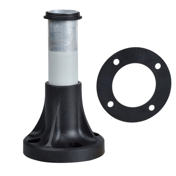 TUBE ALU 100MM PIED PLAST ET JOINT