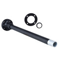 TUBE ALU NOIR 400 MM PIED PLAST ET JOINT