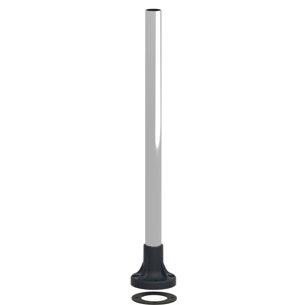 TUBE ALU 400 MM PIED PLAS ET JOINT