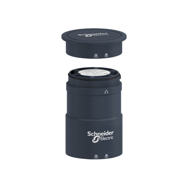 Embase d'alimentation avec couvercle Schneider Harmony XVU Ø60 noir  24VACDC