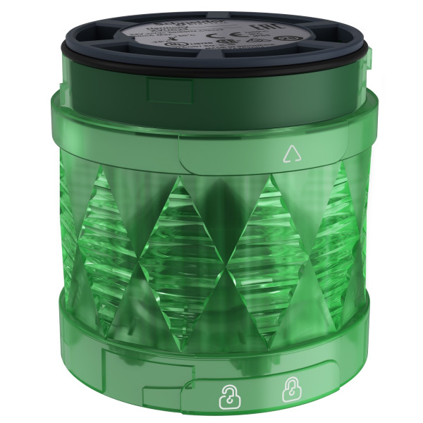 Harmony XVU - élément lumineux Ø60 - DEL - fixe - 24VDC - vert Schneider