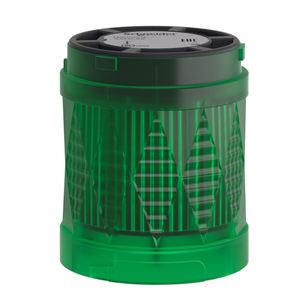 High intensity flashing led green