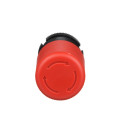 tête pour arrêt d urgence diam 30 mm tourner pour déverrouiller diam 22 rouge