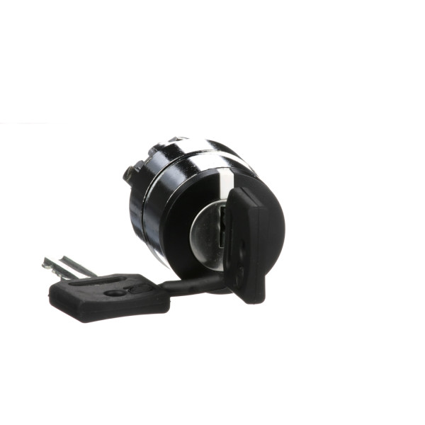 Tête de bouton tournant à clé Schneider ZB4BG4 – Ø22 mm – 2 positions – clé 455 – maintien à gauche/droite – Harmony XB4