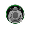 Harmony tête de voyant - Ø22 - rond - cabochon lisse vert