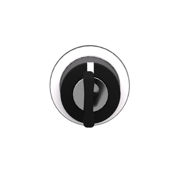 Harmony xb4 - tête bouton tournant clé 455 - ø22 - flush - 3 pos rap c - retr c