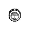 Harmony xb4 - tête bouton tournant clé 455 - ø22 - flush - 3 pos rap c - retr c