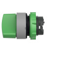 Harmony xb5 - tête de bouton tournant - Ø22 - col grise - 2 pos à rap. - vert