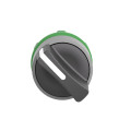 Harmony xb5 - tête de bouton tournant - Ø22 - col grise - 2 pos à rap. - noir