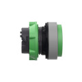 Harmony xb5 - tête bouton poussoir - Ø22 - col grise - dépassant - vert