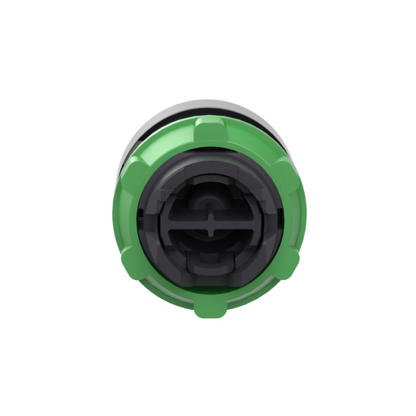 Harmony xb5 - tête bouton poussoir - Ø22 - col grise - dépassant - vert