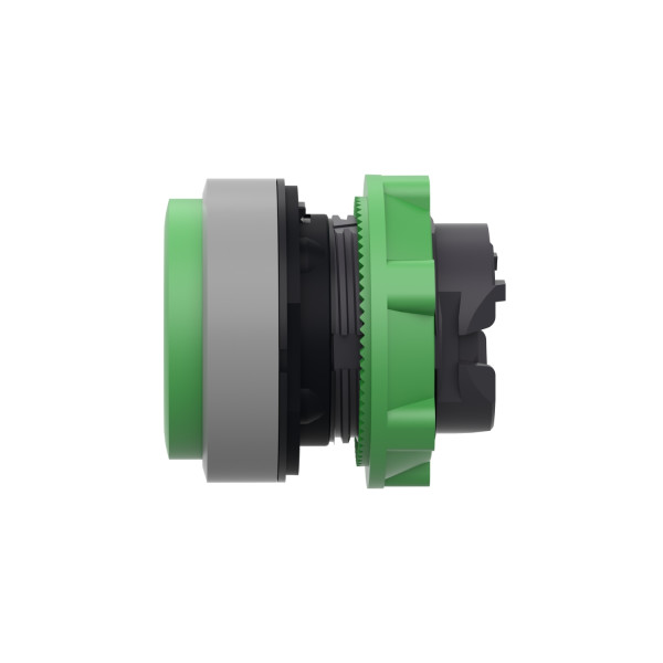 Harmony xb5 - tête bouton poussoir - Ø22 - col grise - dépassant - vert