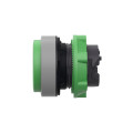 Harmony xb5 - tête bouton poussoir - Ø22 - col grise - dépassant - vert