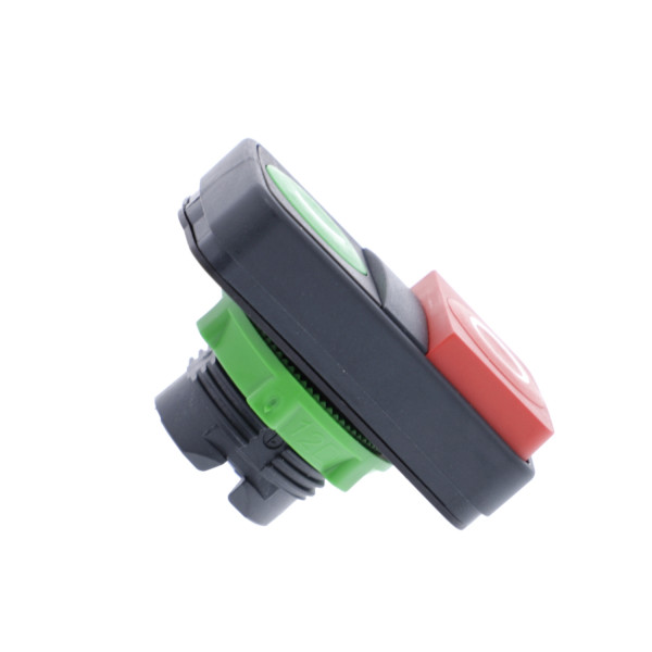 Harmony tête bouton-poussoir double touche Ø22 vert + rouge E S IP66, IP69 K