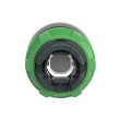 Harmony tête de bouton poussoir lumineux - Ø22 - vert - strié