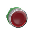 Harmony xb5 - tête bouton poussoir lumineux - Ø22 - col grise - rouge