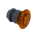 Harmony tête de coup de poing lumineux Ø 40mm tourner de déverrouiller Ø22 jaune