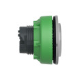 Harmony xb5 - tête bouton poussoir lum - Ø22 - col flush grise - dépass - blanc