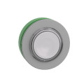 Harmony xb5 - tête bouton poussoir lum - Ø22 - col flush grise - dépass - blanc