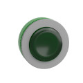 Harmony xb5 - tête bouton poussoir lum - Ø22 - col flush grise - dépass - vert