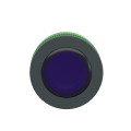 Harmony xb5 - tête bouton poussoir lumin led flush - à impulsion - Ø22 - bleu