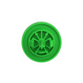 Harmony - capsule pr bouton poussoir - ø22 - affleurant lisse - 'i' - vert