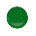 Harmony cabochon lisse - vert pour voyant rond Ø22