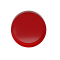 Harmony cabochon lisse - rouge pour voyant rond Ø22