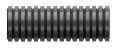 Conduit pa6 noir nylofix léger dn95