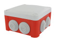 Boîte optibox rouge 960°1/4t. 100x100x55