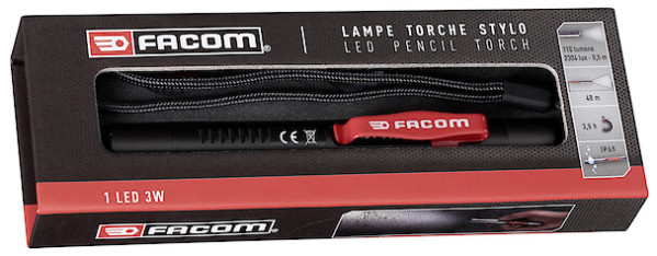 Lampe torche led stylo 3 w - 110 lumens - ip65 -  779.pbtpb