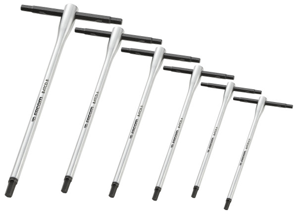 Jeu de 6 clés mâles en t