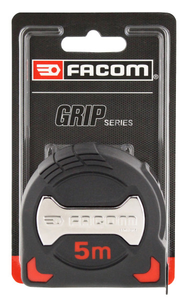 Mètre à ruban 5 m boîtier grip -  897a.528pb