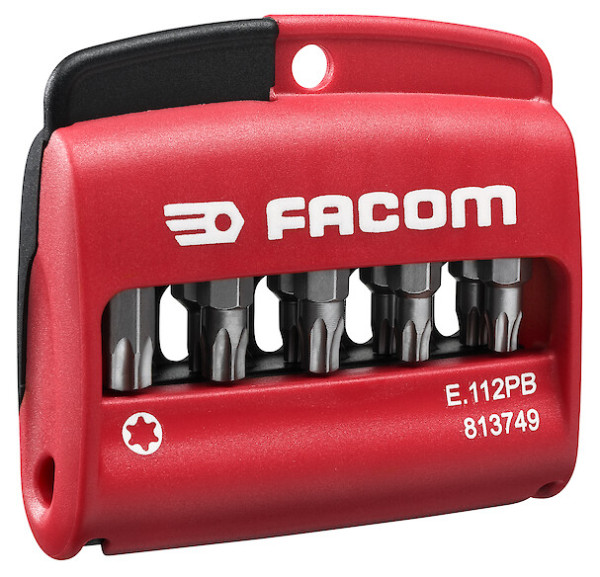 Jeu mixte de 10 embouts torx® 1/4" - série 1 - 25 mm + porte-embouts